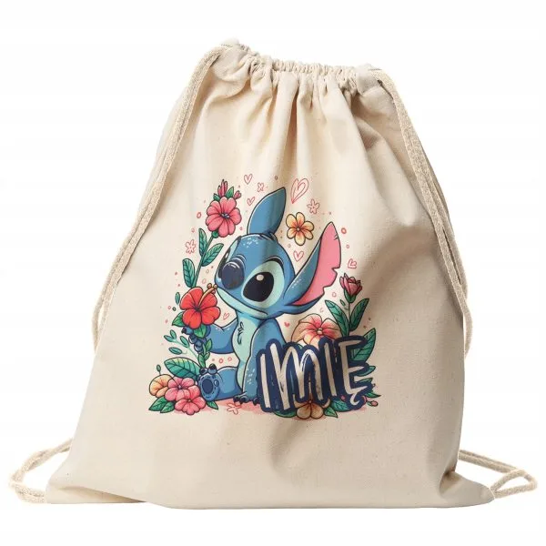 Plecak bawełniany Z imieniem Lilo i Stitch Dla Dzieci Do Szkoły Przedszkola