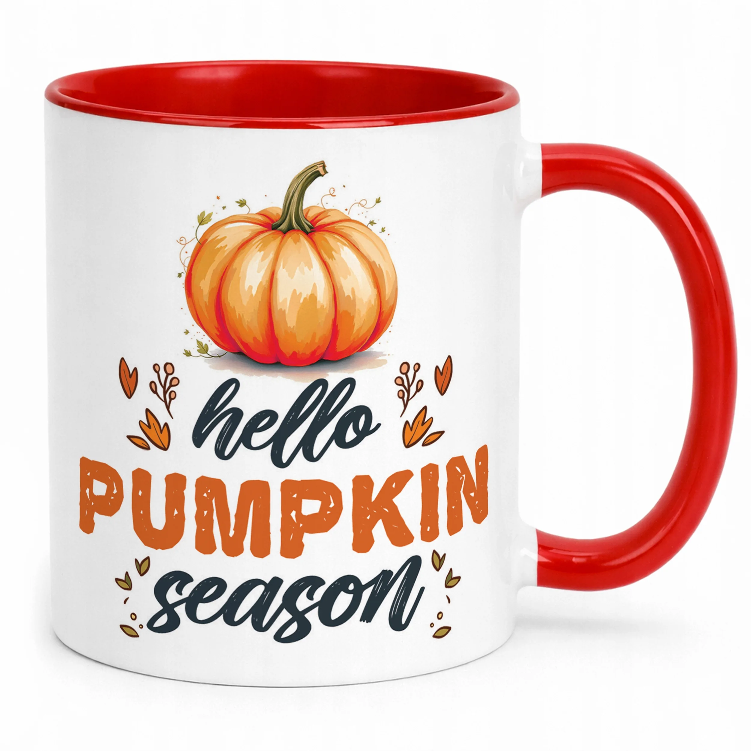 Kubek ceramiczny Jesienny Jesień Hello Pumpkin Dynia Prezent