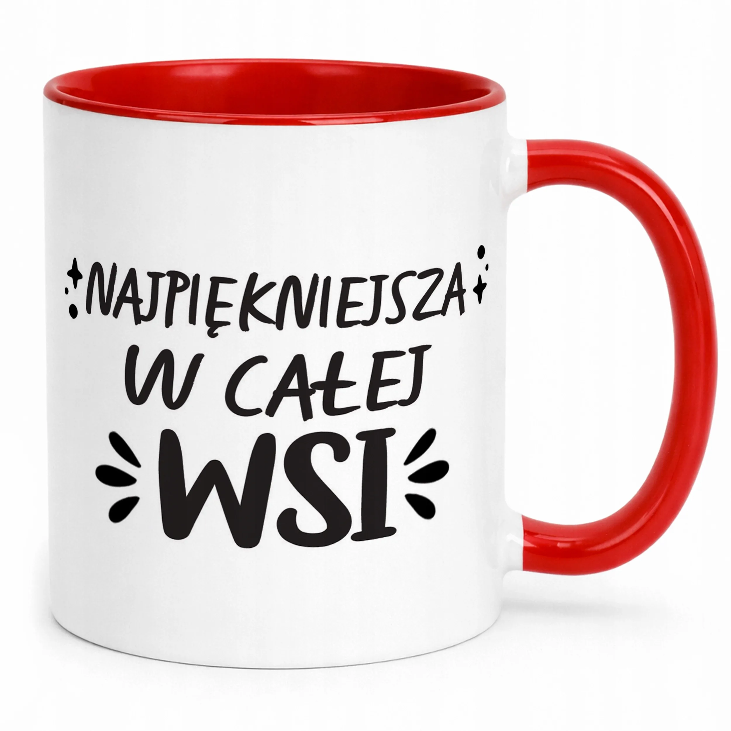 Kubek Czerwony Dzień Kobiet Dla Kobiety Dziewczyny Prezent Upominek