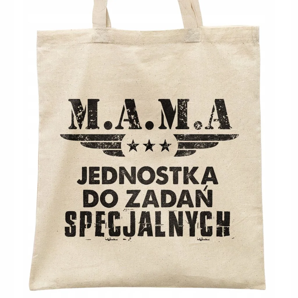 Torba bawełniana na zakupy Dzień Matki Dla Mamy Prezent Mama Jednostka