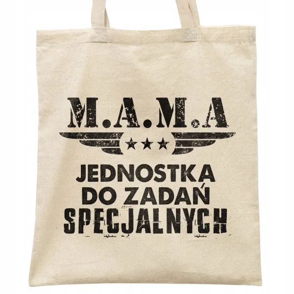 Torba bawełniana na zakupy Dzień Matki Dla Mamy Prezent Mama Jednostka
