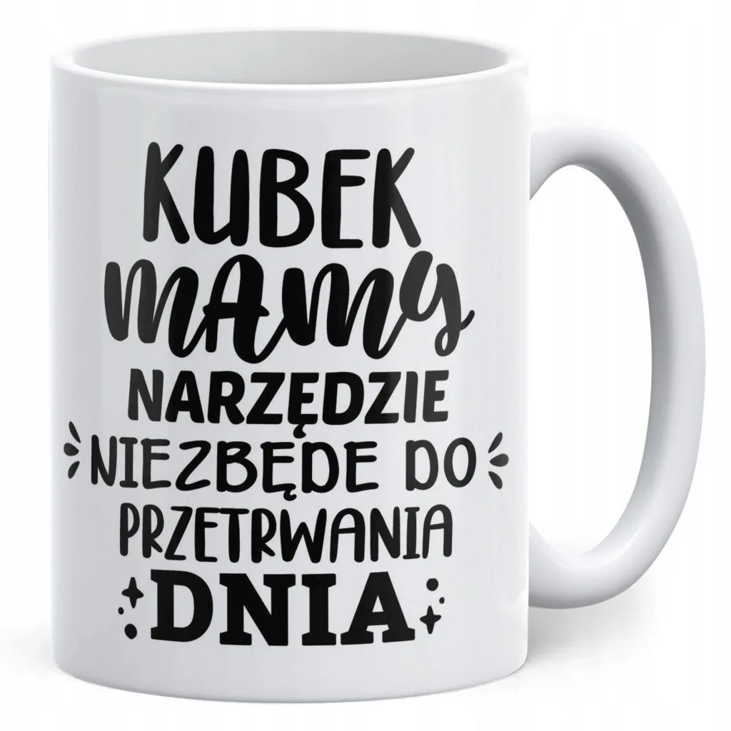 Kubek ceramiczny Dzień Matki Dla Mamy Prezent Narzędzie Do Przetrwania