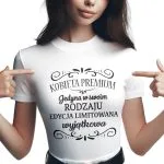 Koszulka Damska T-shirt Na Dzień Kobiet Prezent Kobieta Premium