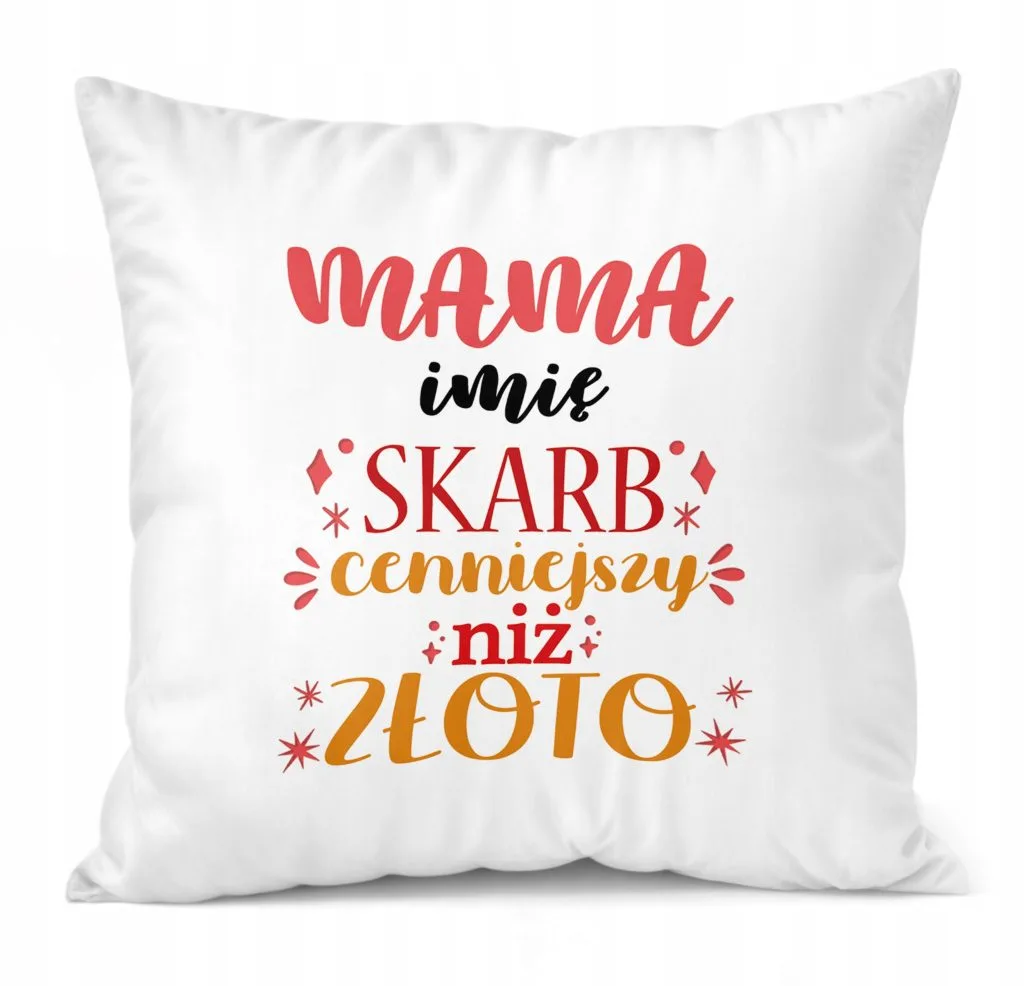 Poduszka 38x38cm Perosonalizowana Dzień Matki Dla Mamy Prezent Upominek