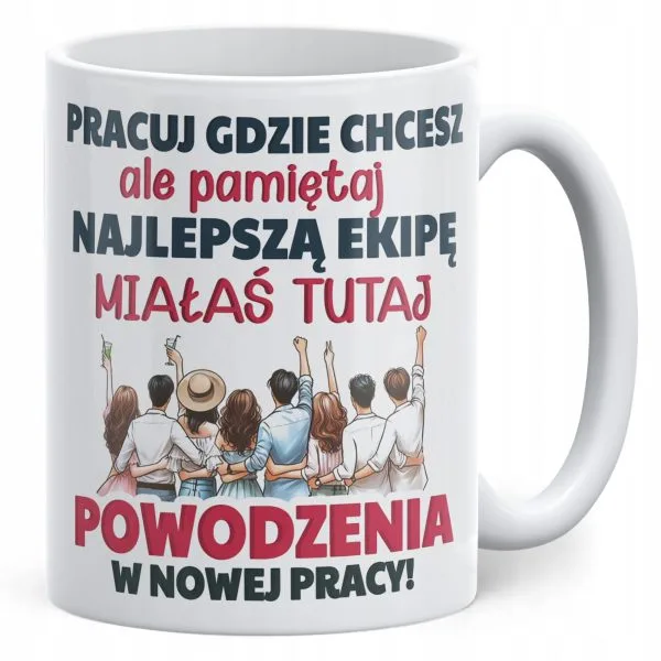 Kubek ceramiczny Pożeganie Odejście z Pracy Dla Kolegi Koleżanki Prezent