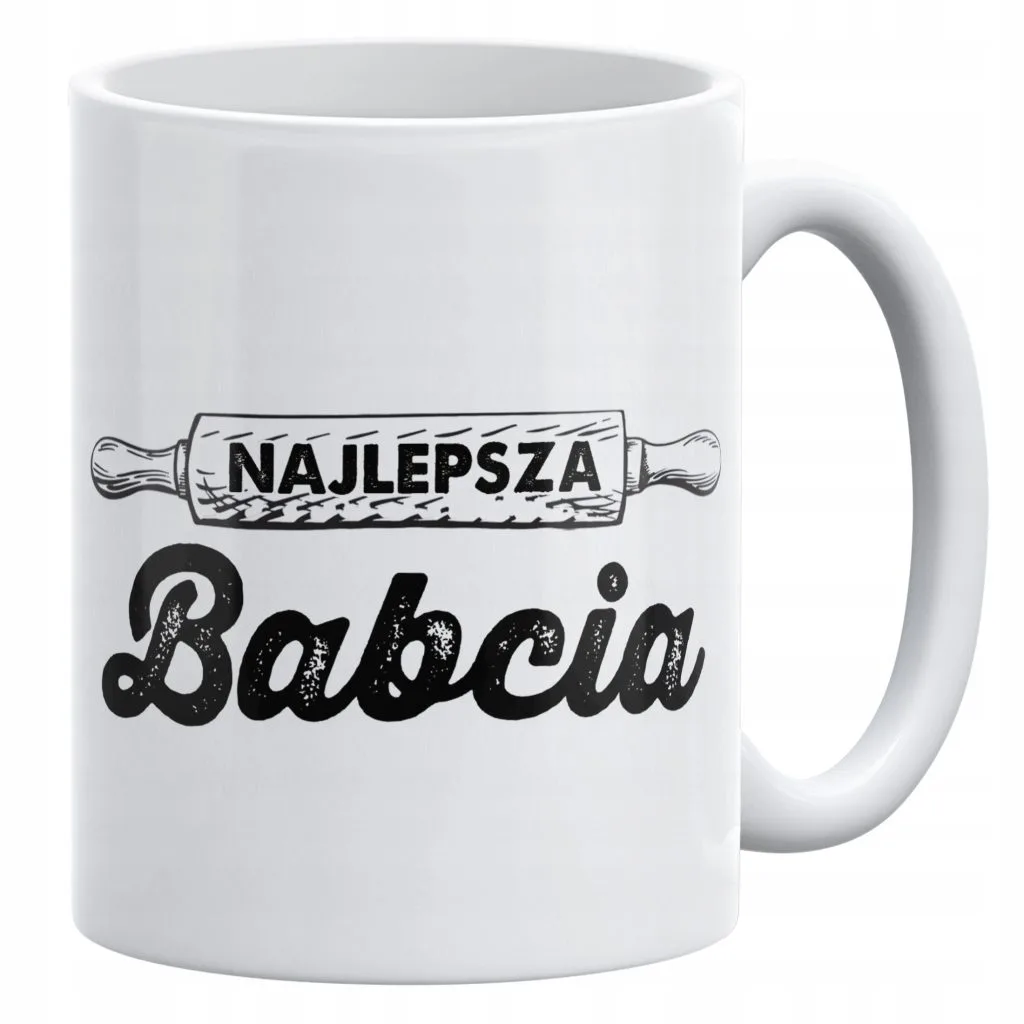 Kubek ceramiczny 330 ml Na Dzień Babci Prezent Upominek Najlepsza Babcia
