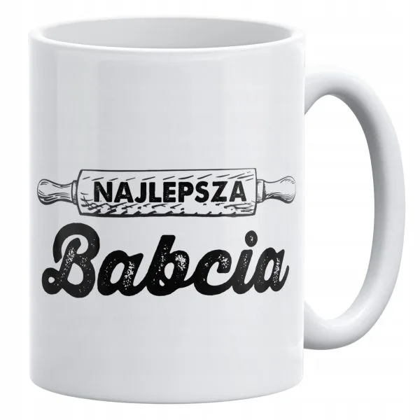 Kubek ceramiczny 330 ml Na Dzień Babci Prezent Upominek Najlepsza Babcia