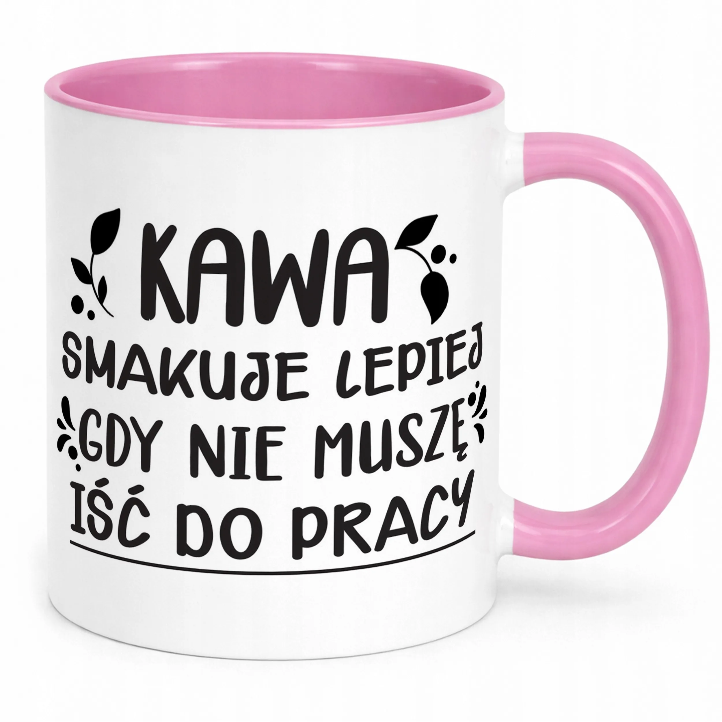 Kubek Różowy z okazji Emerytury Dla Emeryta Emerytki Prezent Upominek