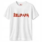 Koszulka biała męska Żelipapą Śmieszne Memy r. 3XL