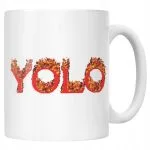 Kubek ceramiczny YOLO Śmieszne Memy Zabawne Prezent
