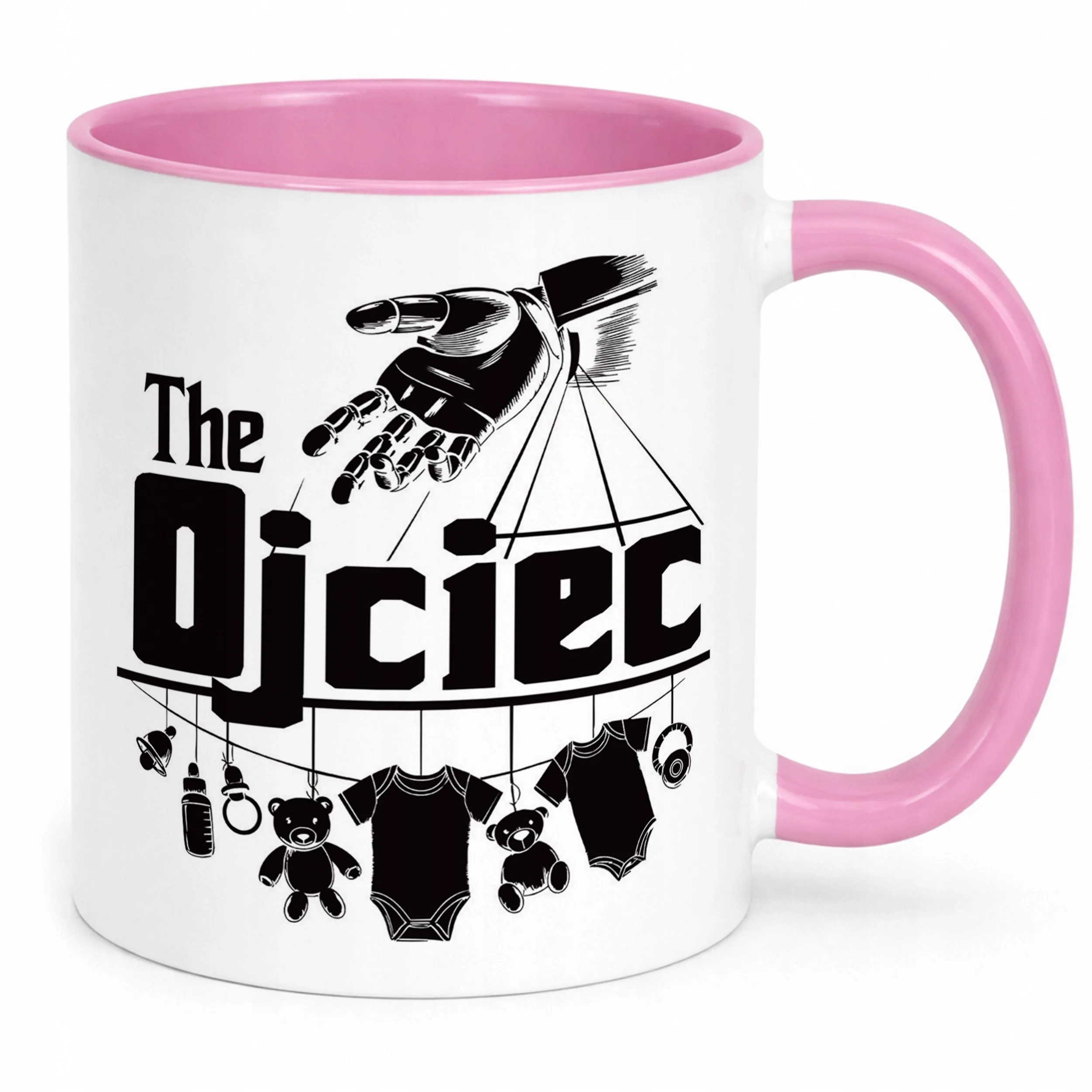 Kubek Różowy Dzień Ojca Dla Taty The Ojciec Prezent