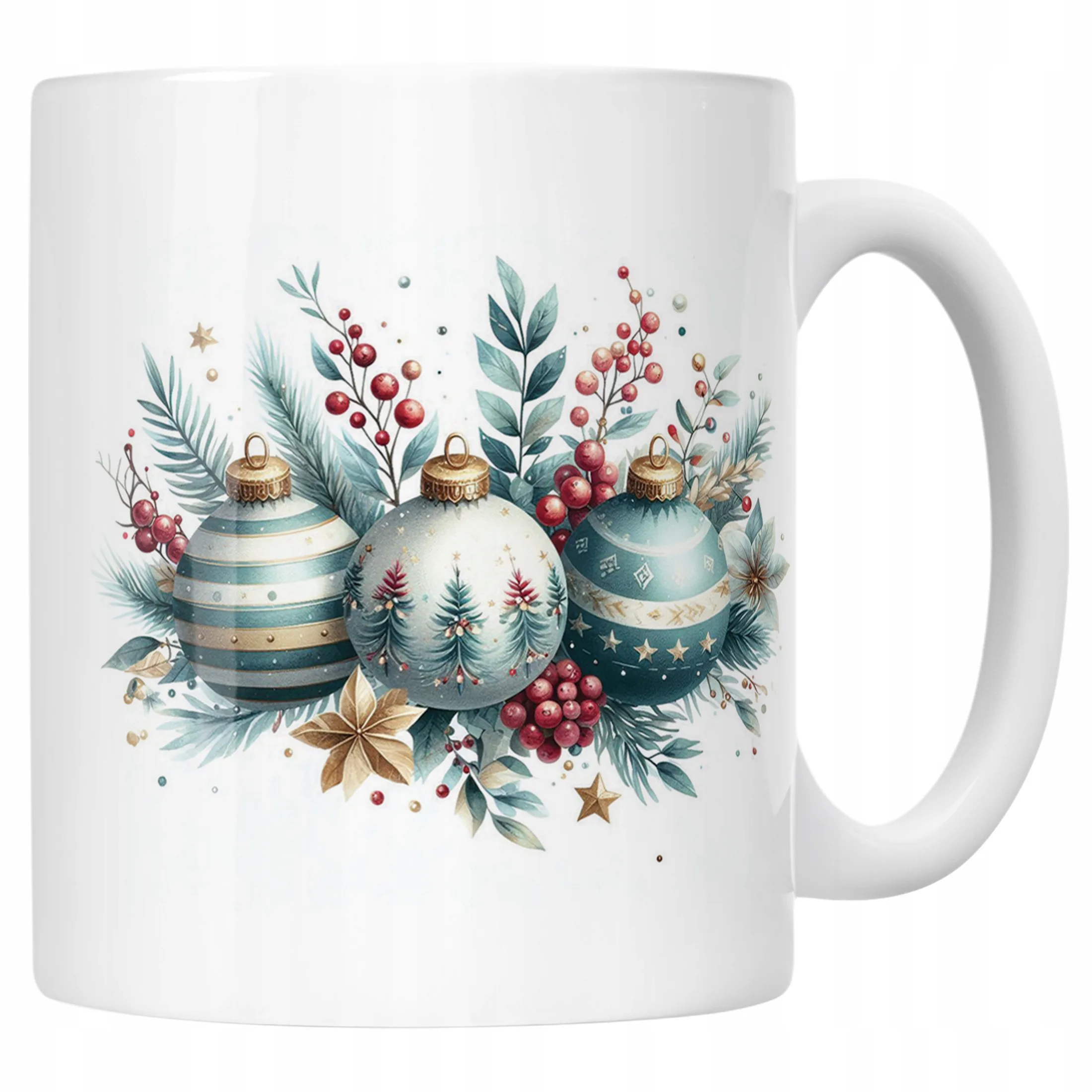 Kubek Ceramiczny Świąteczny Boże Narodzenie Mikołajki Prezent Upominek