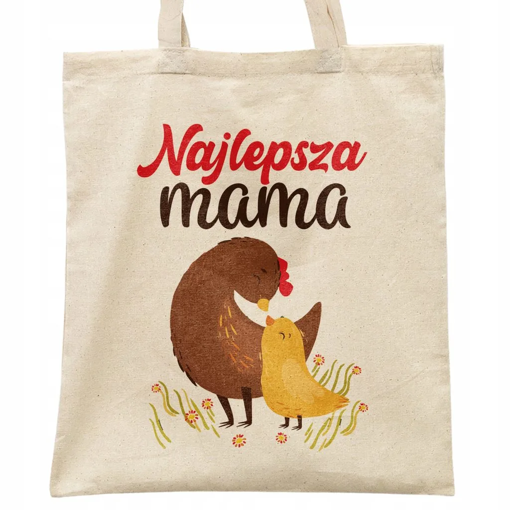 Torba bawełniana na zakupy Dzień Matki Dla Mamy Prezent Najlepsza Mama