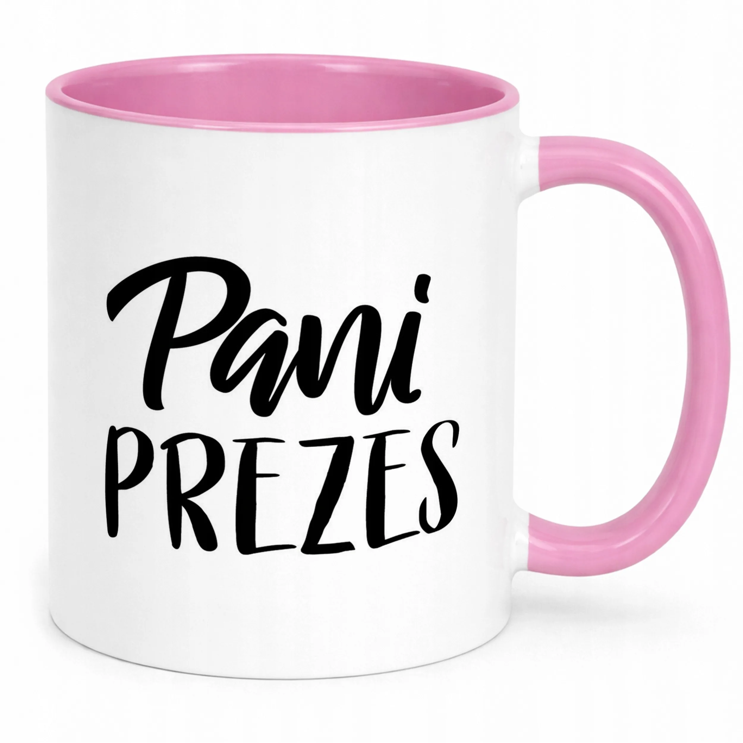 Kubek Różowy Pani Prezes Dla Kobiety Praca Prezent