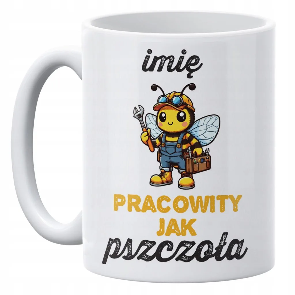 Kubek ceramiczny 330 ml Dla Pszczelarzy Prezent Upominek Personalizowany