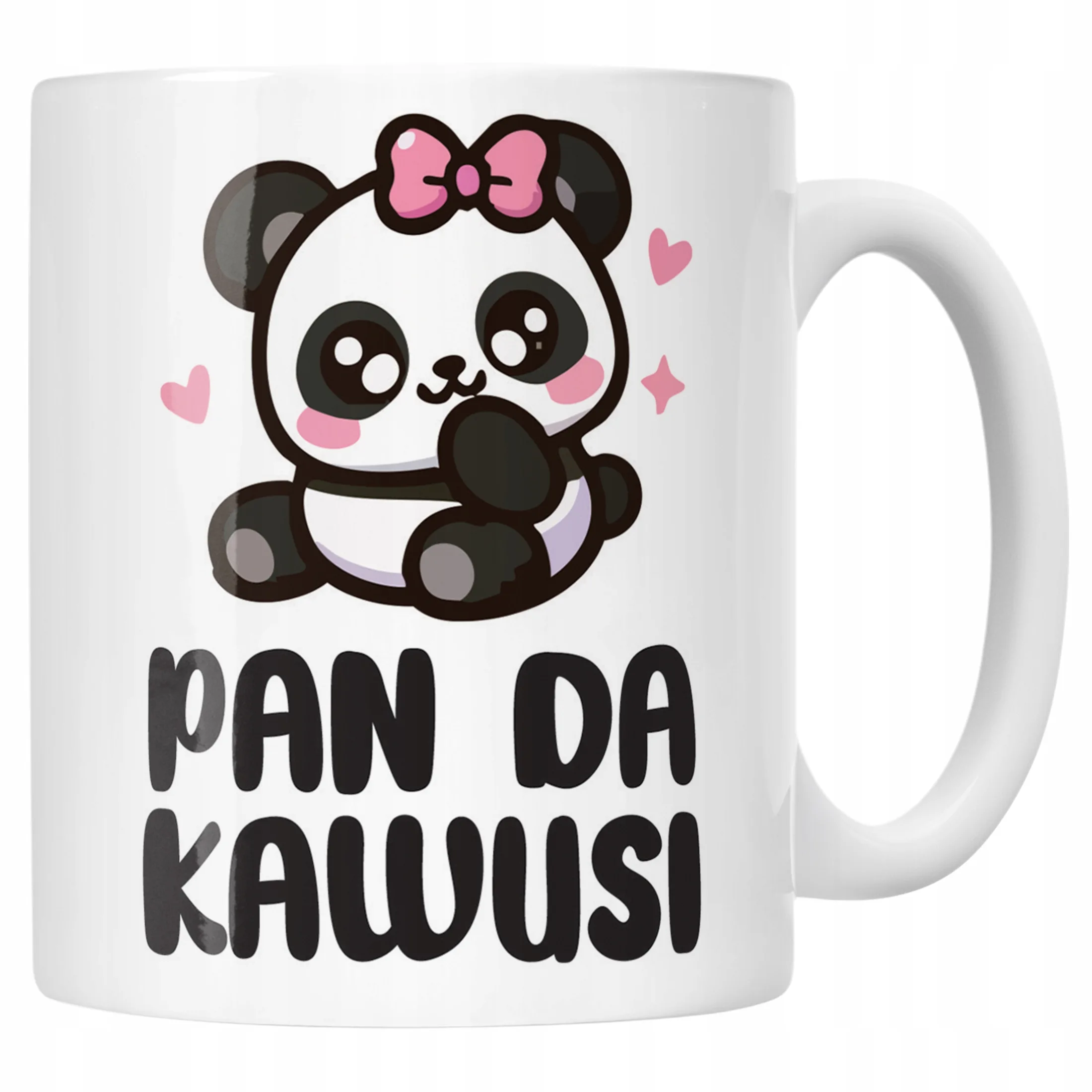Kubek ceramiczny Pan Da Kawusi Panda Śmieszny Zabawny Prezent