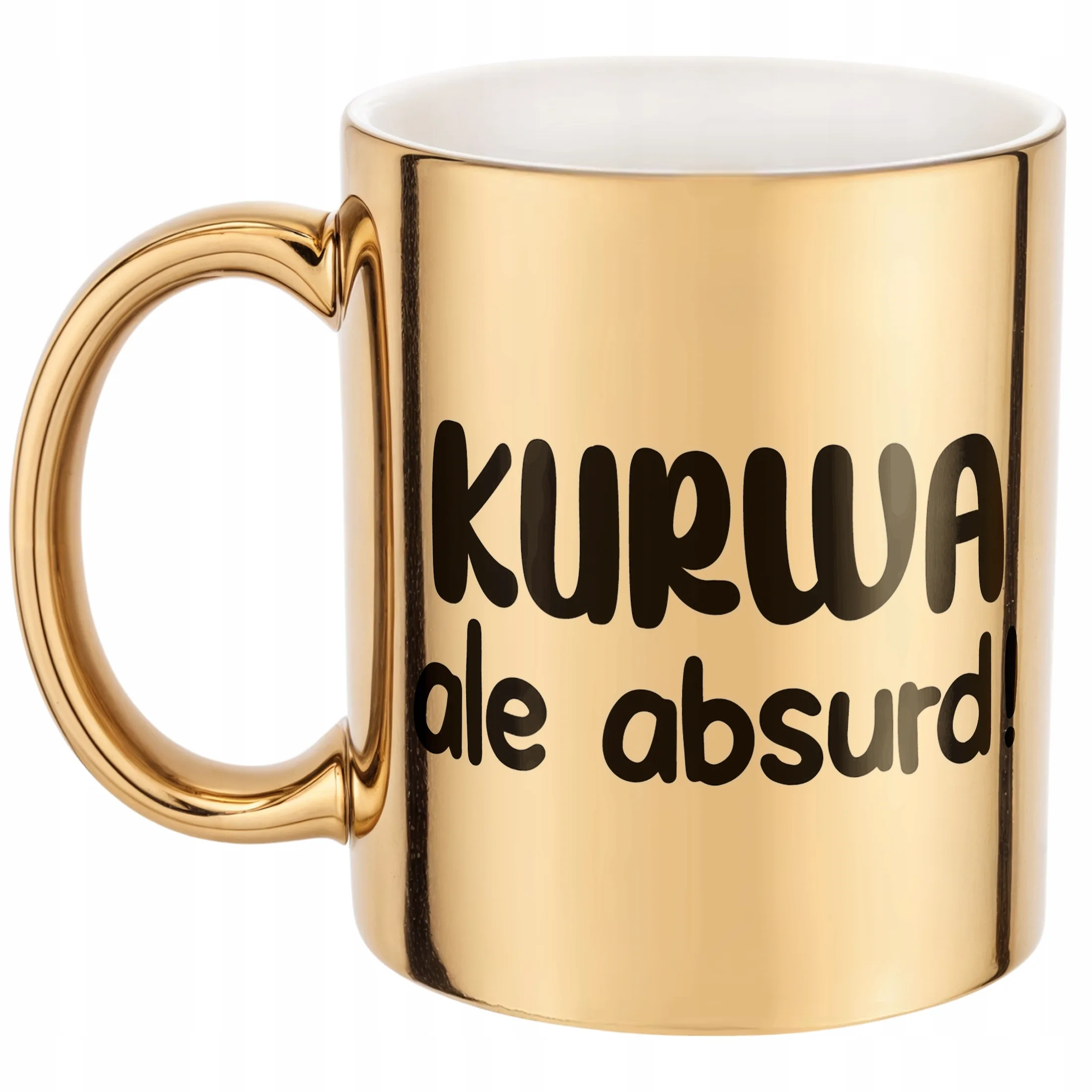 Złoty Kubek K**wa Ale Absurd Śmieszny Zabawny Prezent