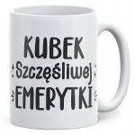 Kubek ceramiczny z okazji Emerytury Dla Emerytki Prezent Upominek