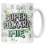 Kubek ceramiczny personalizowany Super Piłkarz Dla Piłkarza Prezent