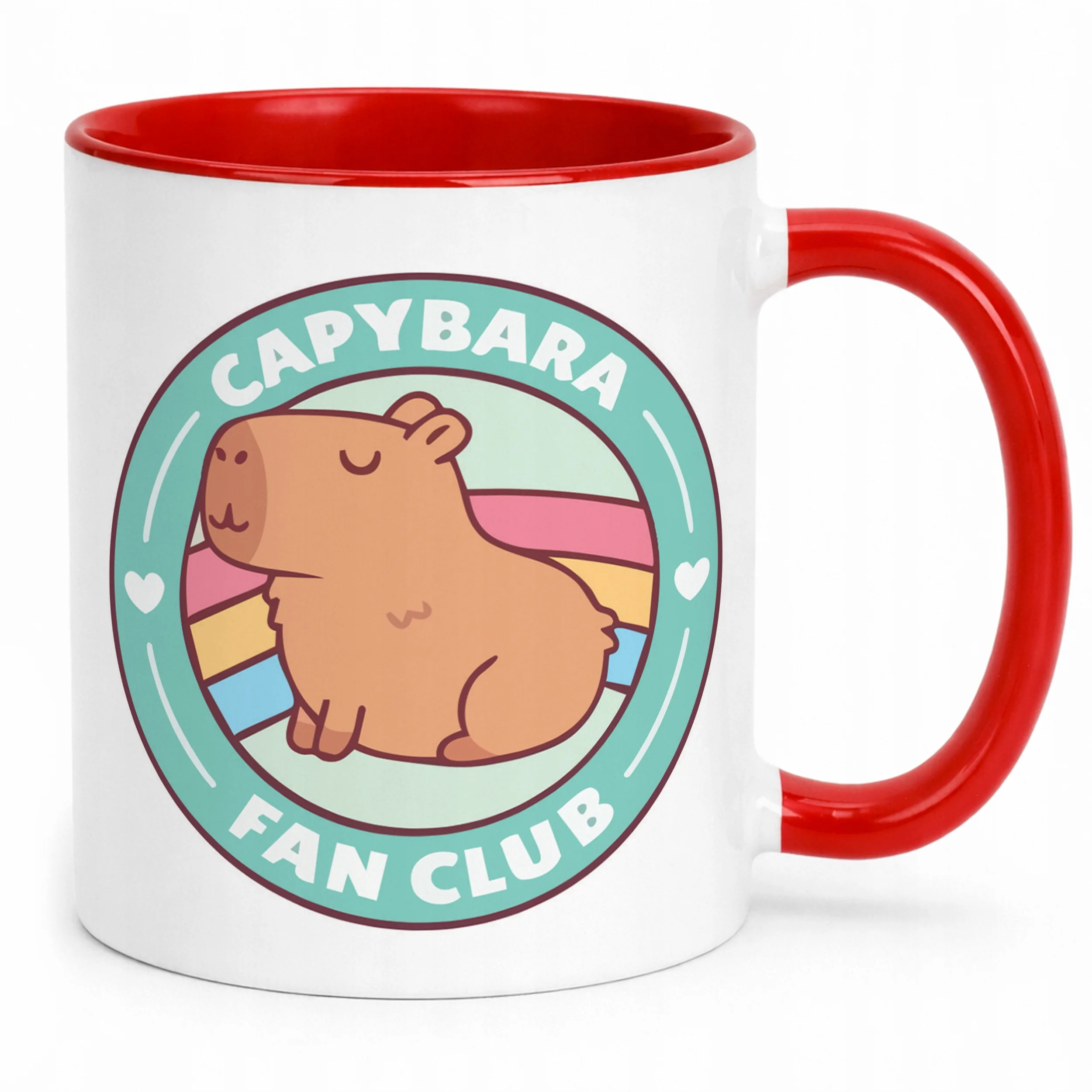 Kubek ceramiczny Kapibara Capybara Zwierzak Słodki Dla Dzieci Prezent