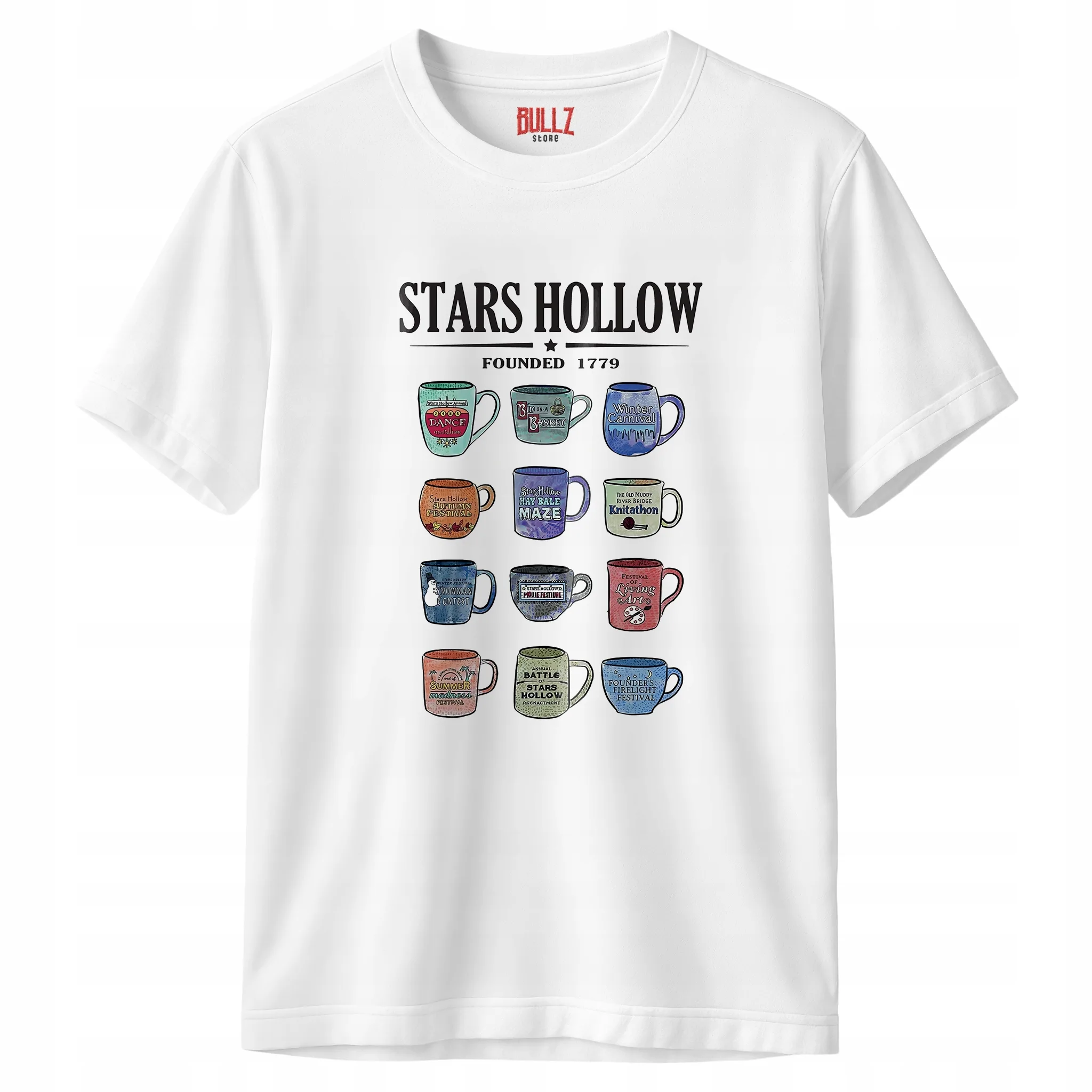 Koszulka biała męska Gilmore Girls Dla Fanów Serialu Prezent r. 3XL