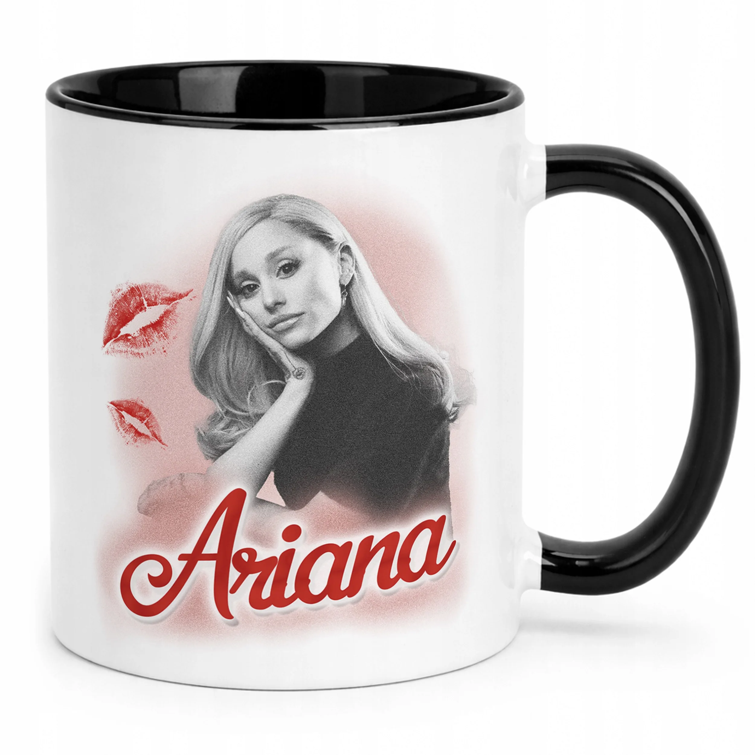 Kubek Czarny Ariana Grande Dla Fanów Prezent Upominek