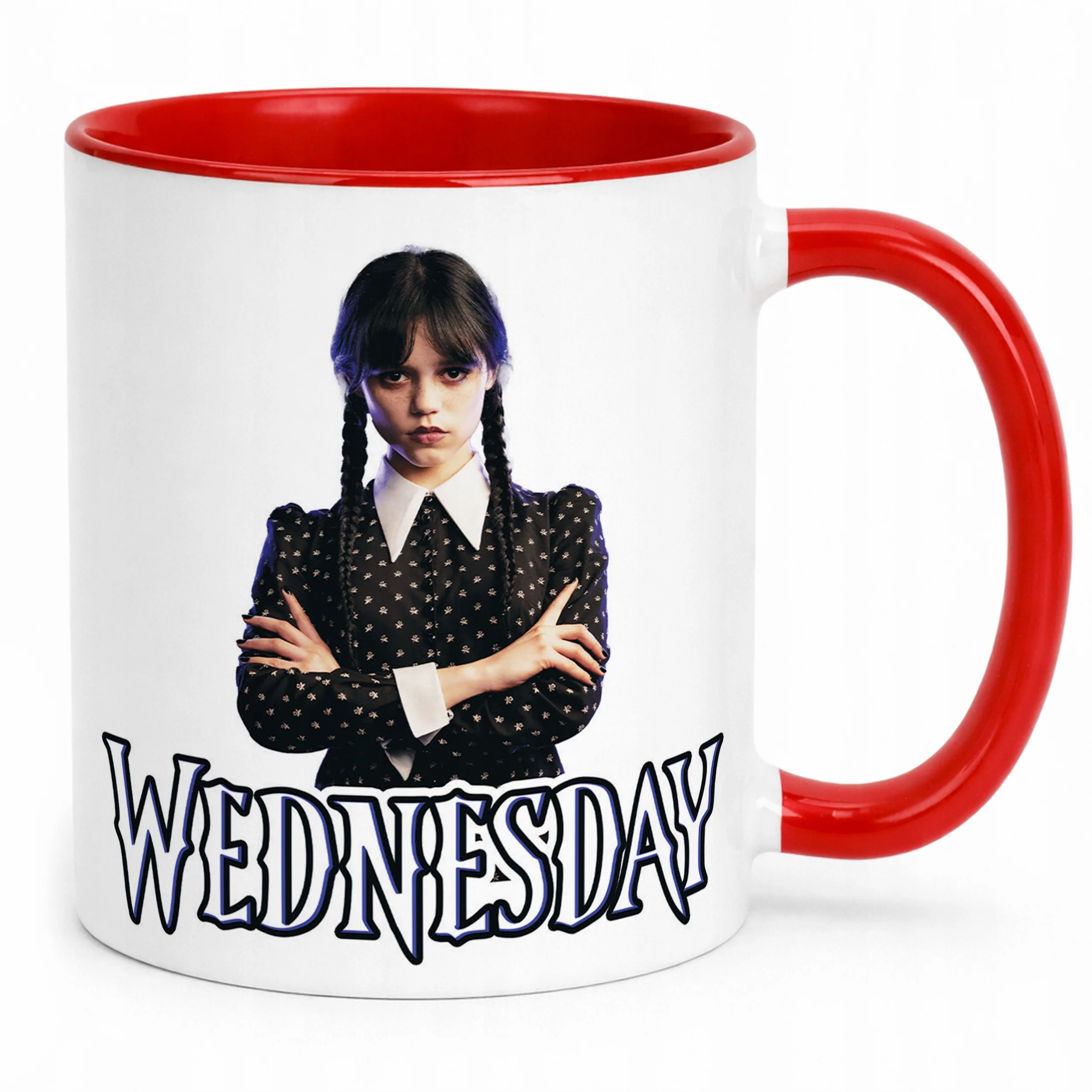 Kubek ceramiczny Nevermore Wednesday Addams Dla Fanów Prezent