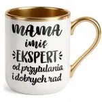 Kubek Premium Złoty Personalizowany Dzień Matki Dla Mamy Prezent Upominek