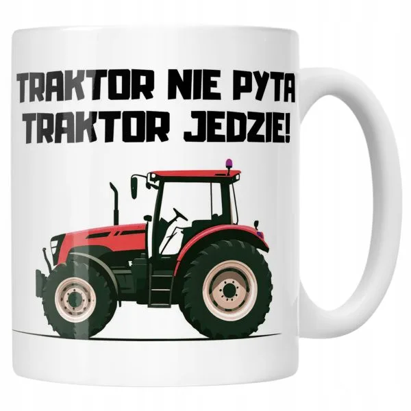 Kubek ceramiczny Rolnik Dla Rolnika Traktor Zabawny Prezent Upominek