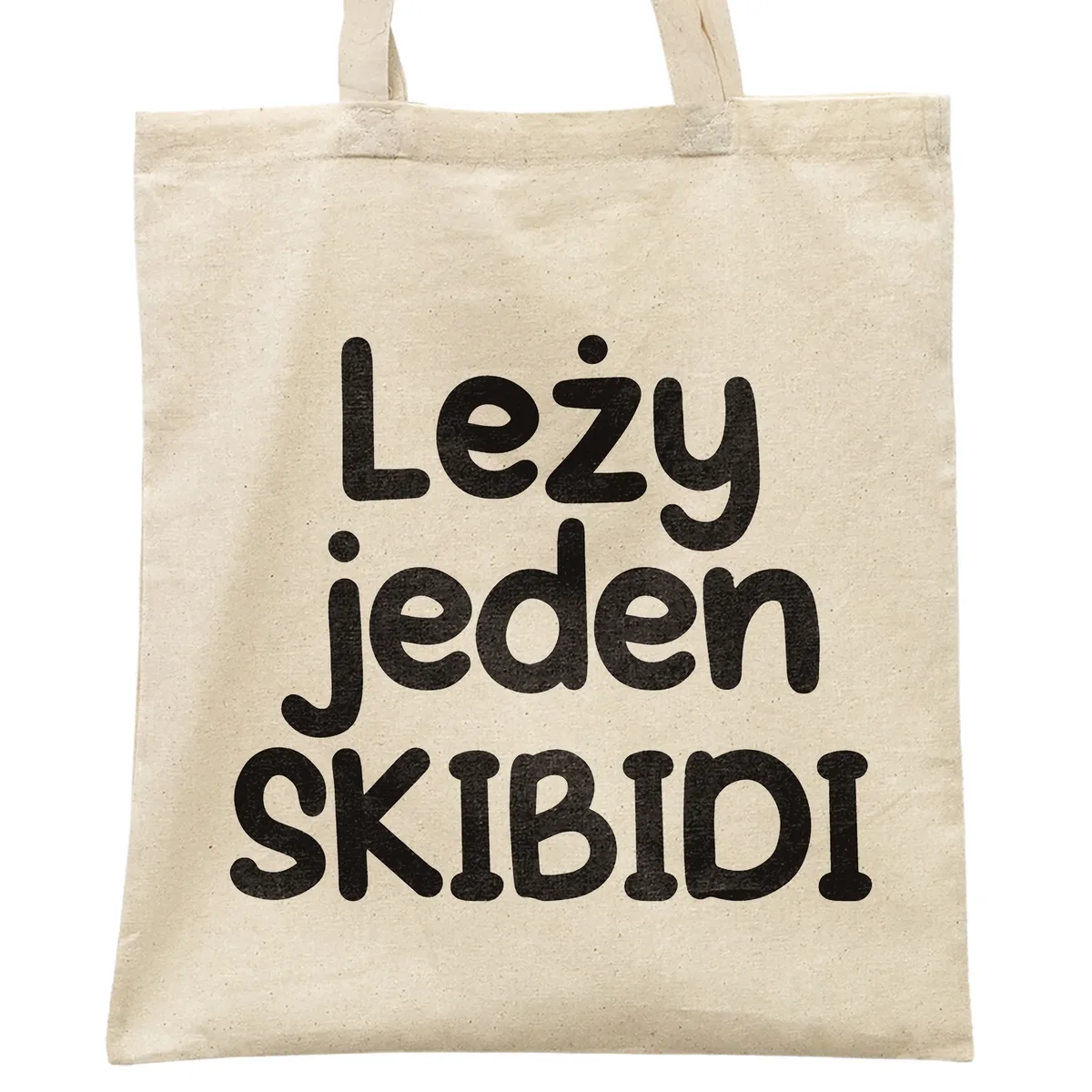 Torba bawełniana na zakupy Leży Jeden Skibidi Zabawny Prezent