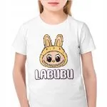 Koszulka biała dziecięca Labubu Dla Fanów Bajki