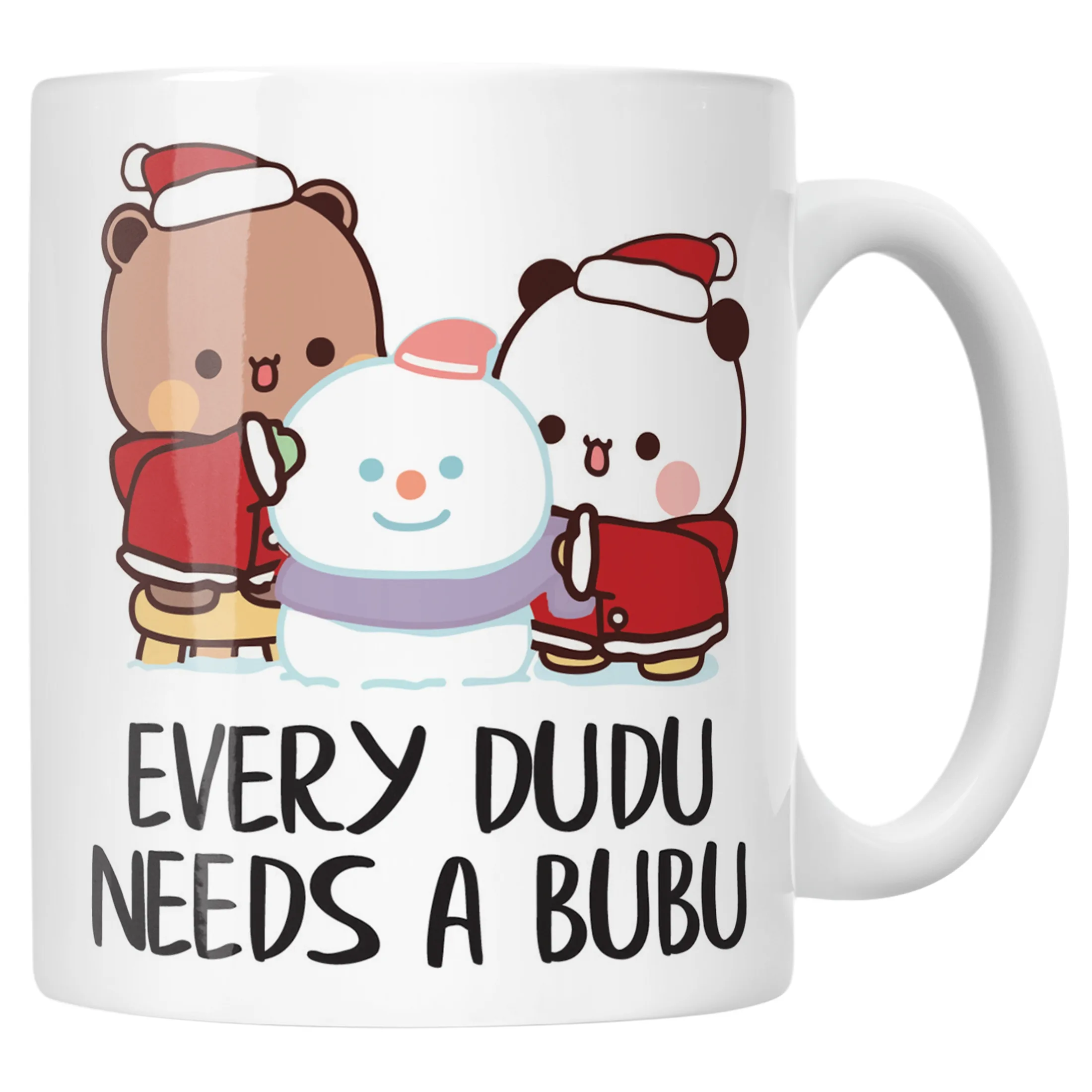 Kubek Ceramiczny Świąteczny Bubu Dudu Boże Narodzenie Mikołajki Prezent