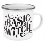 Emaliowany Kubek Garnuszek Halloween Basic Witch Wiedźma Prezent
