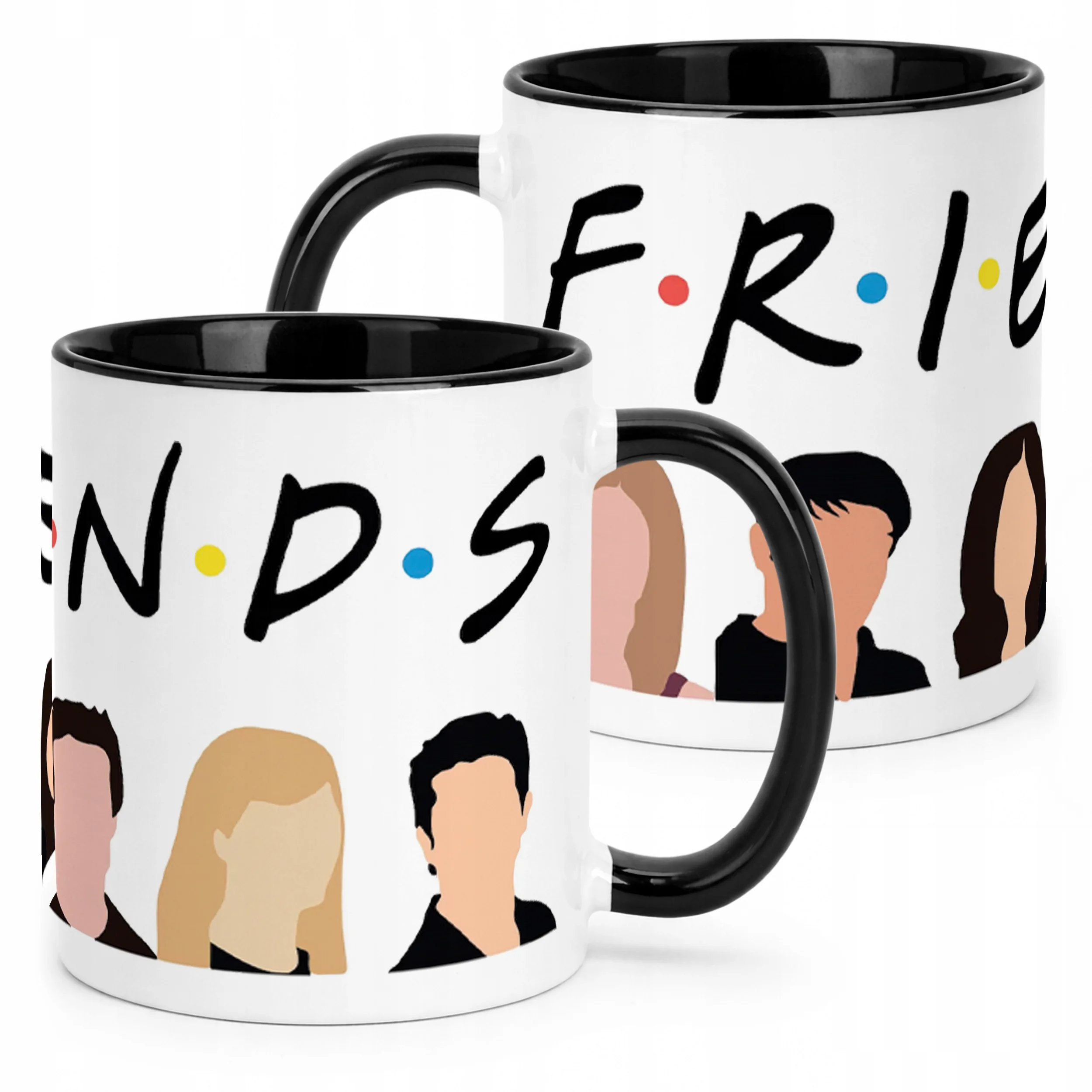 Kubek Czarny Friends Przyjaciele Dla Fanów Serialu Prezent Upominek