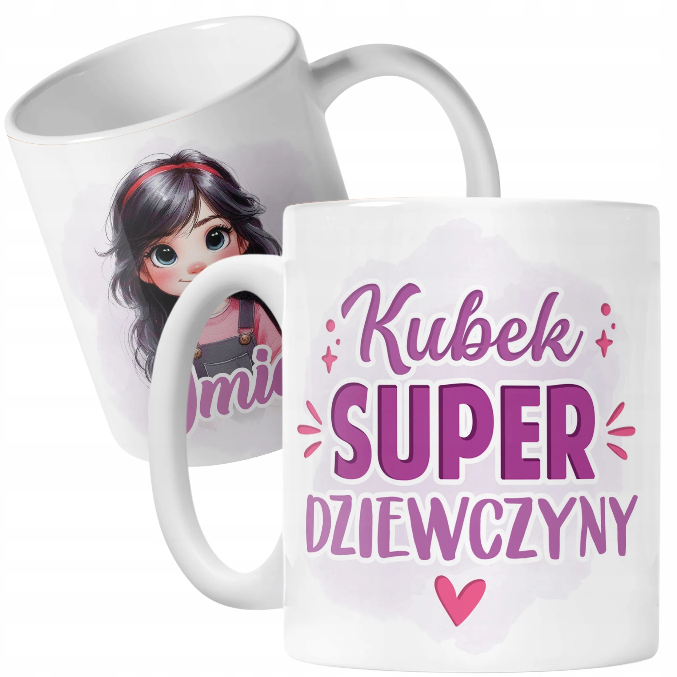 Kubek Ceramiczny Personalizowany Dzień Kobiet Dla Dziewczynki Prezent