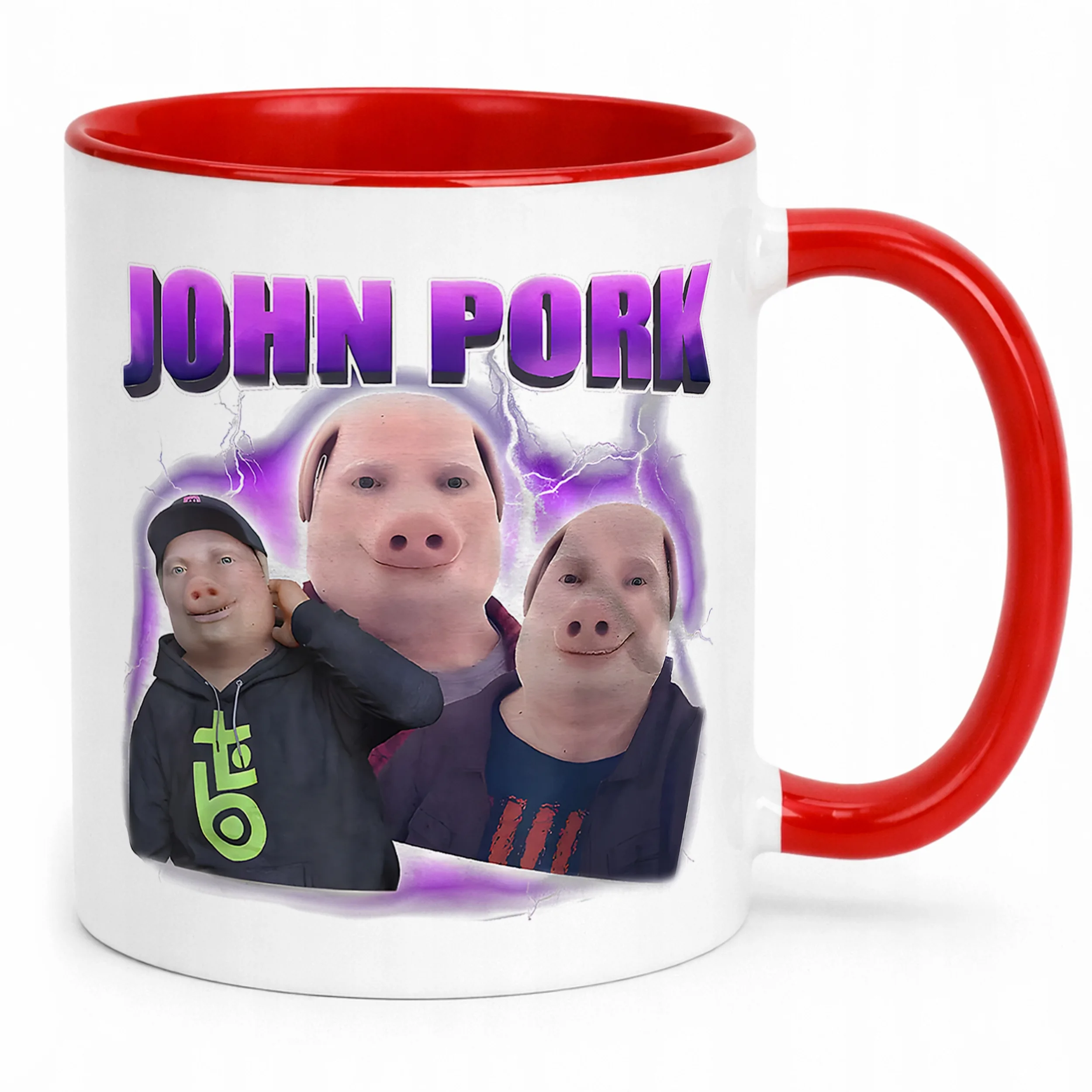 Kubek ceramiczny John Pork viral tiktok brainrot mem