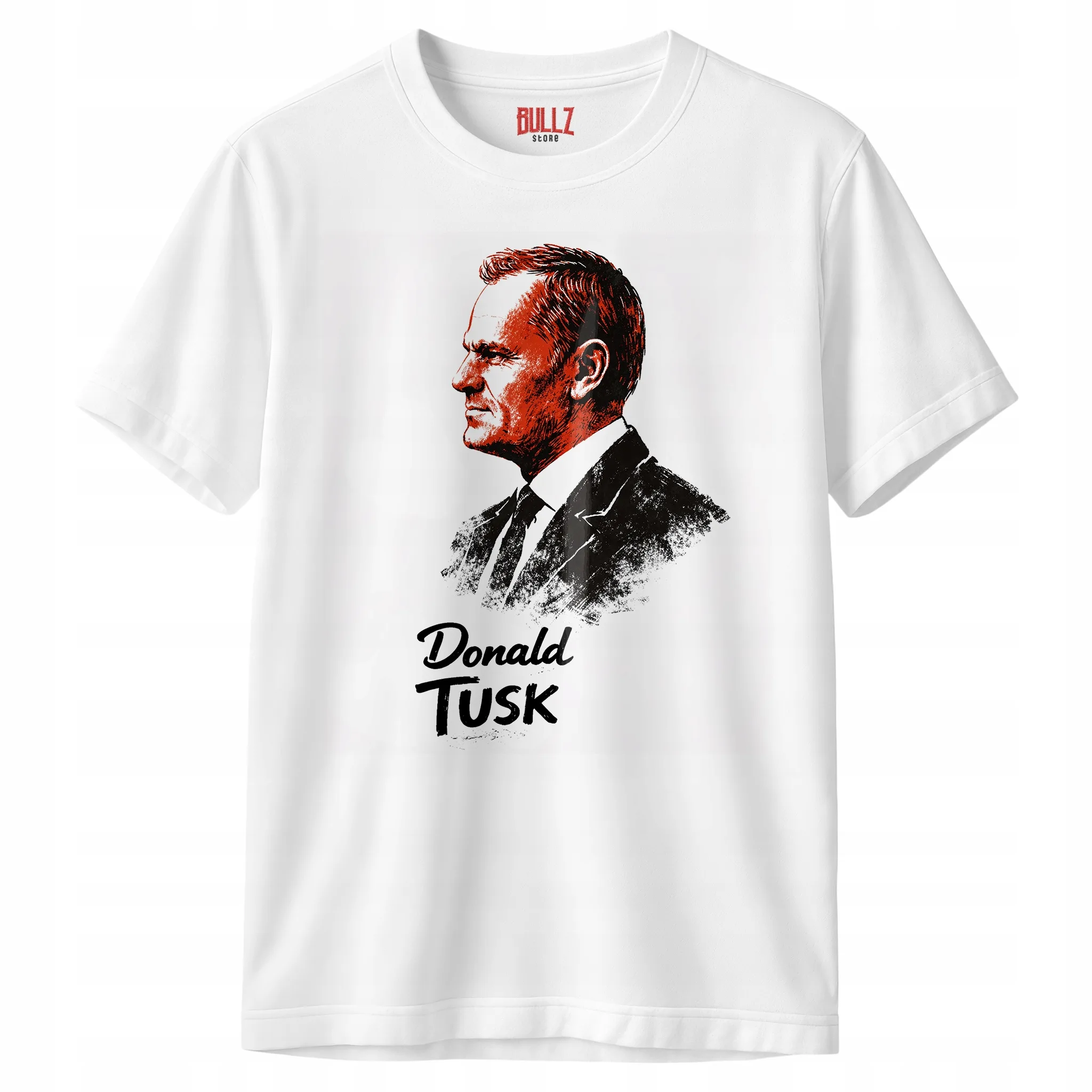Koszulka biała męska Donald Tusk Premier Koalicja Obywatelska PO r. 3XL