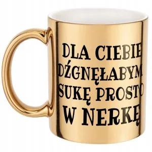 Kubki złote metalizowane