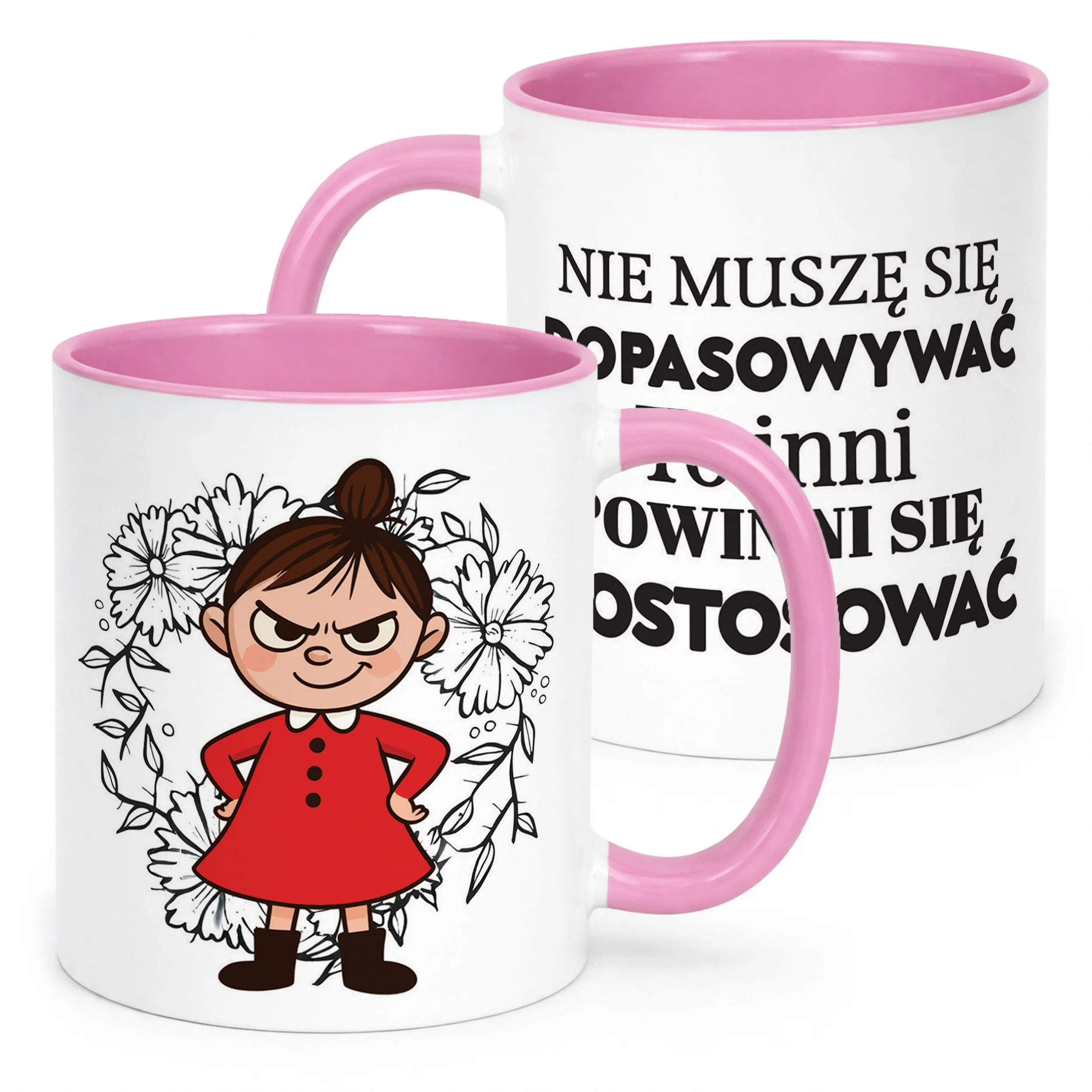 Kubek Różowy Dzień Kobiet Dla Kobiety Dziewczyny Prezent Upominek