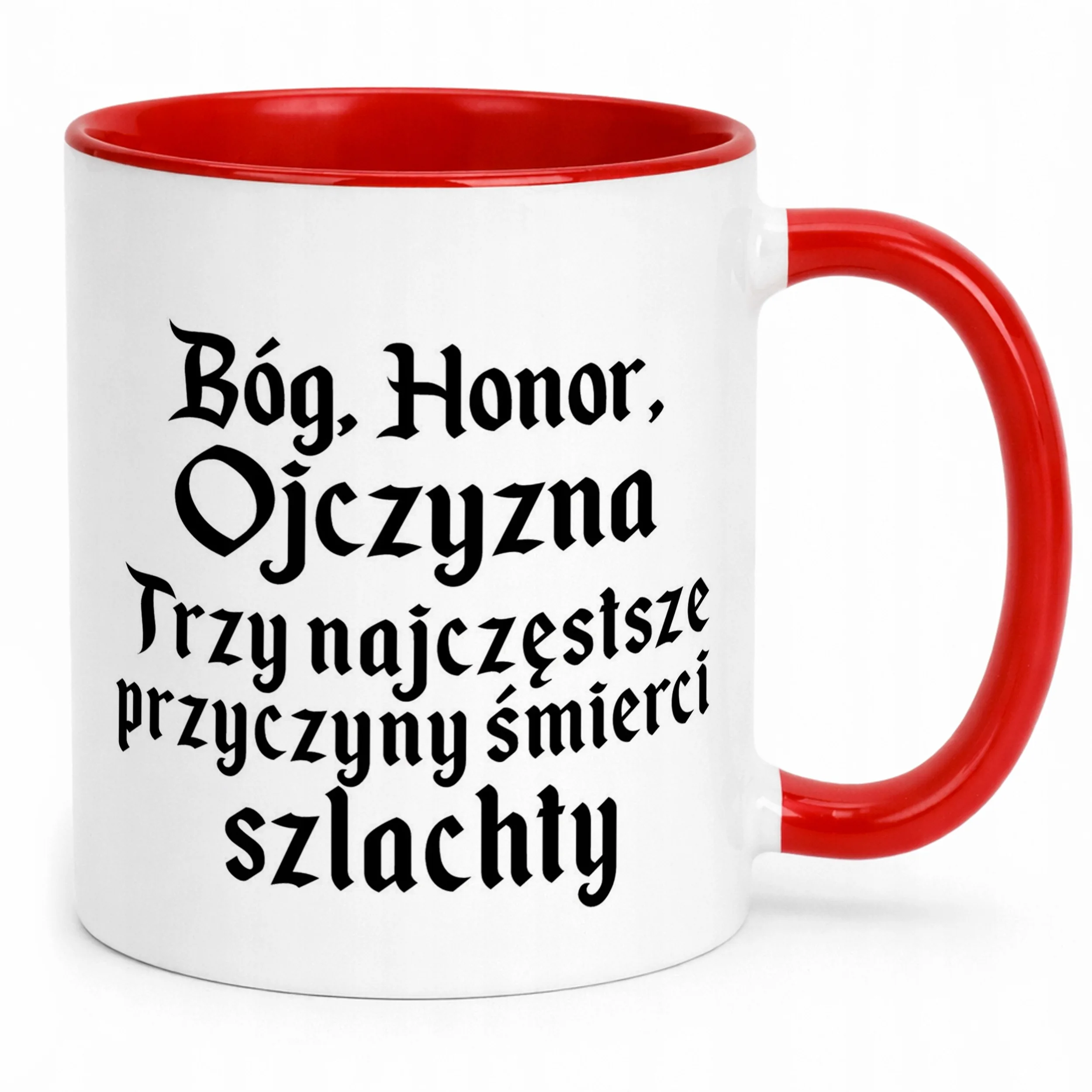 Kubek ceramiczny 1670 Bóg Honor Ojczyzna Jan Paweł Prezent