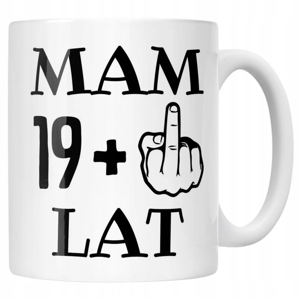 Kubek ceramiczny Na Urodziny Mam 20 Lat Zabawny Prezent Upominek