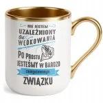 Kubek Premium Złoty Dla Wędkarza Wędkowanie Ryby Zabawny Prezent