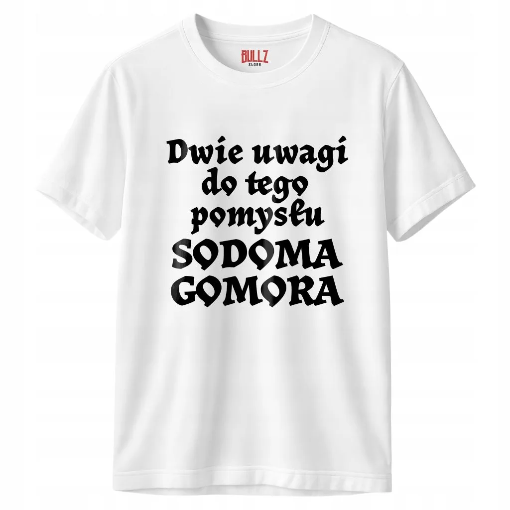 Koszulka biała męska 1670 Sodoma Gomora r. 3XL