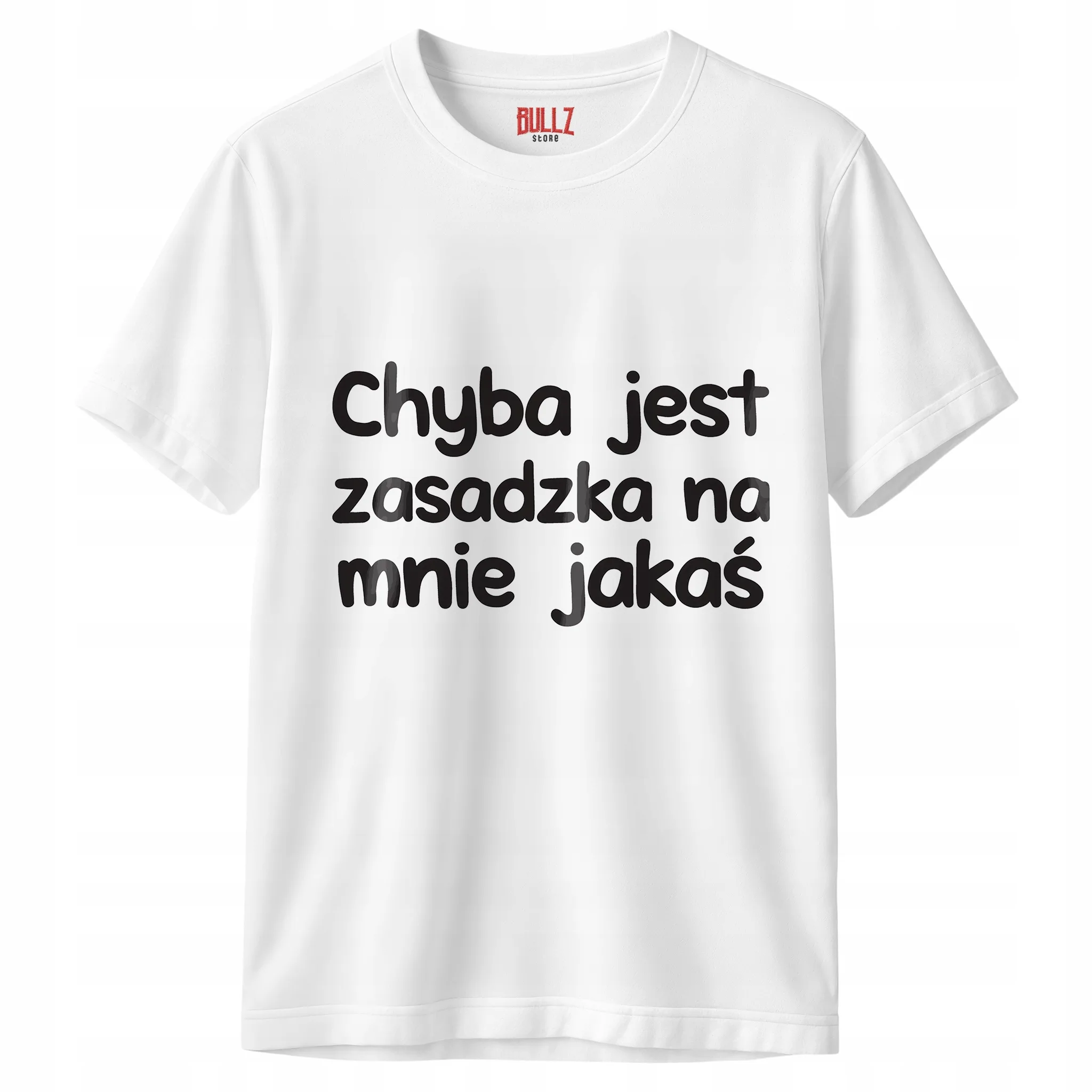 Koszulka biała męska Chyba Jest Zasadzka Na Mnie Jakaś Prezent