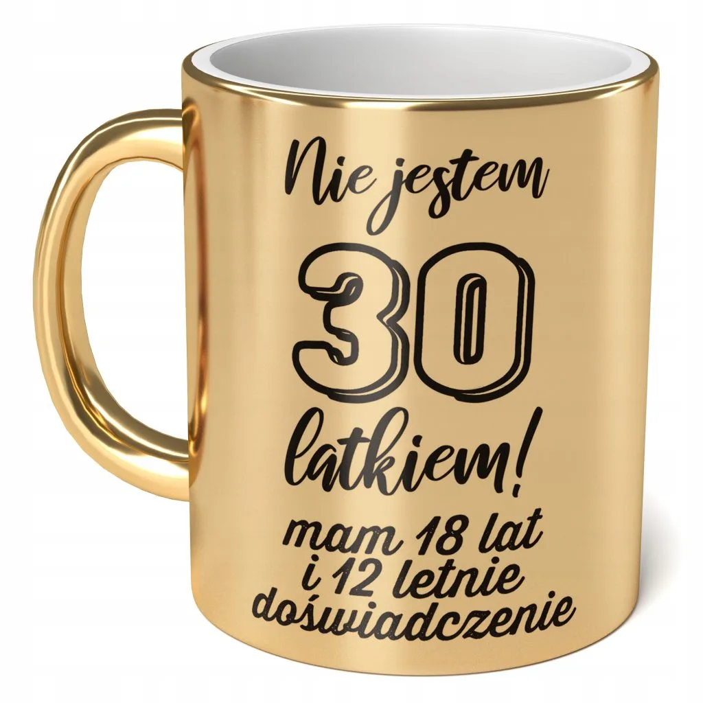 Kubek ceramiczny 330 ml Nie jestem 30 Na 30 Urodziny Prezent Dla Mężczyzny