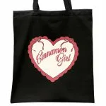 Torba bawełniana czarna na zakupy Lana Del Rey Cinnamon Girl Dla Fanów