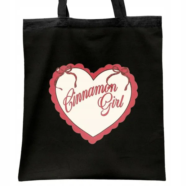 Torba bawełniana czarna na zakupy Lana Del Rey Cinnamon Girl Dla Fanów