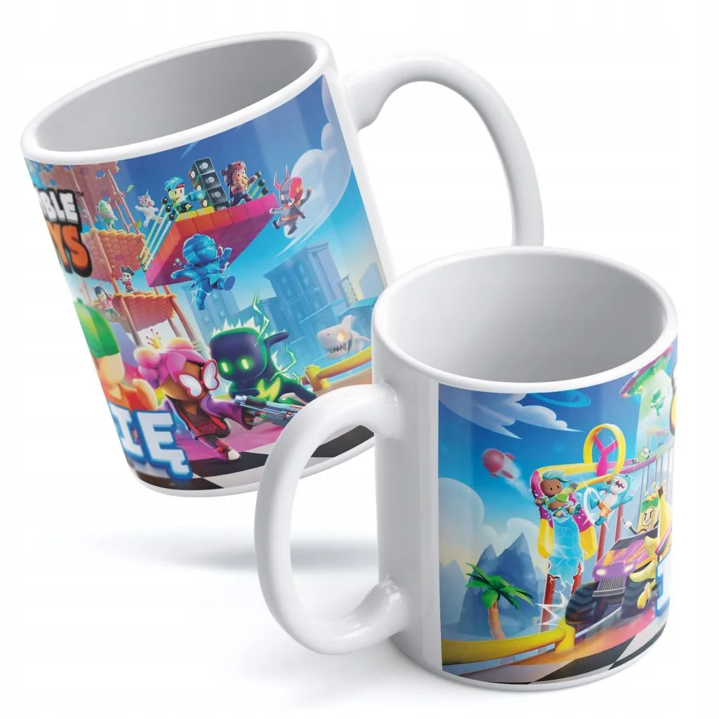 Kubek Stumble Guys Personalizowany z Imieniem Prezent Dla Gracza