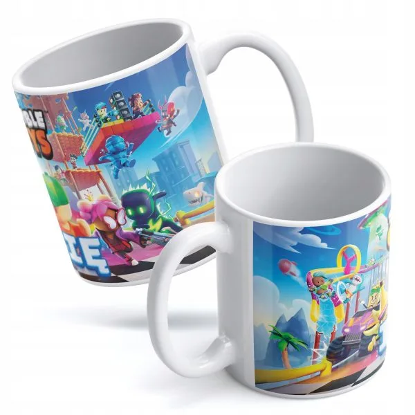 Kubek Stumble Guys Personalizowany z Imieniem Prezent Dla Gracza