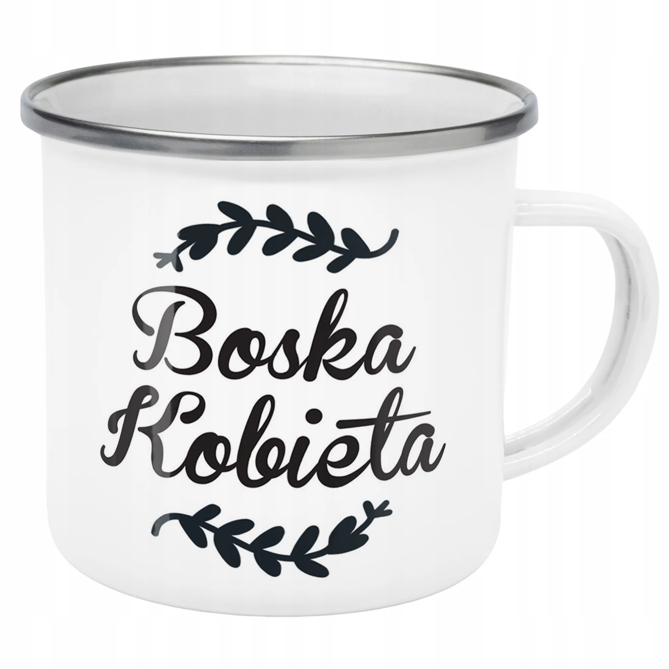 Emaliowany Kubek Garnuszek Dzień Kobiet Dla Kobiety Prezent Upominek